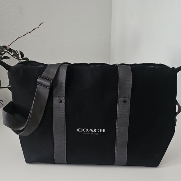 COACH Duffel Bag LIMITED EDITION Weekender Gym Travel Carry-on Luggage NEW - Picture 6 of 9